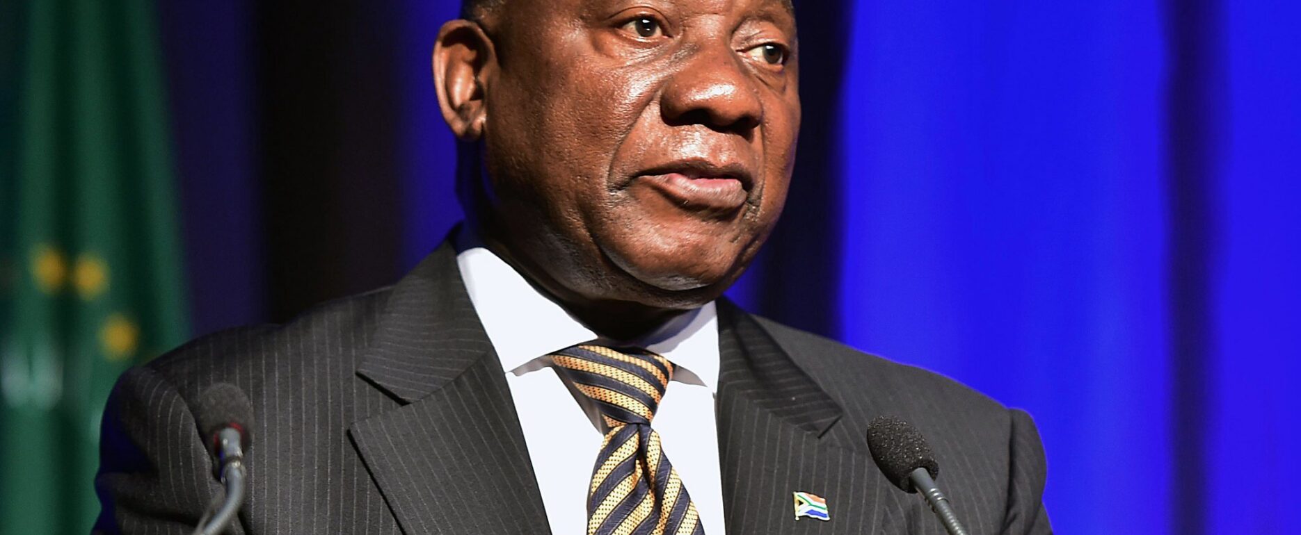 President Ramaphosa addressing